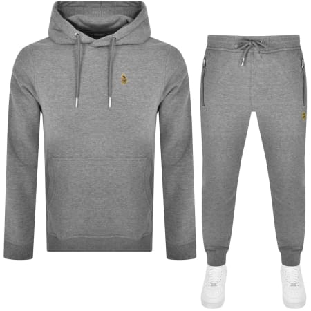 Armani Exchange Crew Neck Logo Tracksuit Grey Mainline Menswear Canada